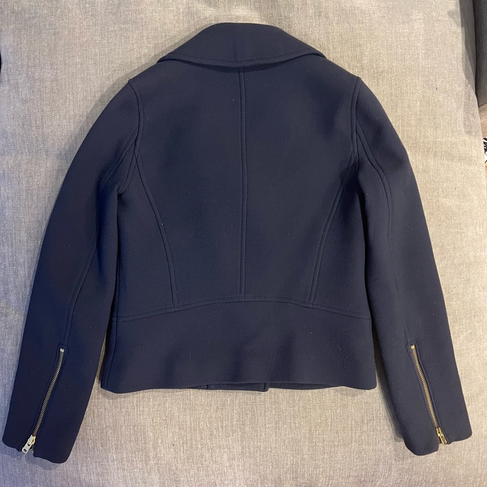 J. Crew Collection Wool Biker Jacket - Picture 6 of 8